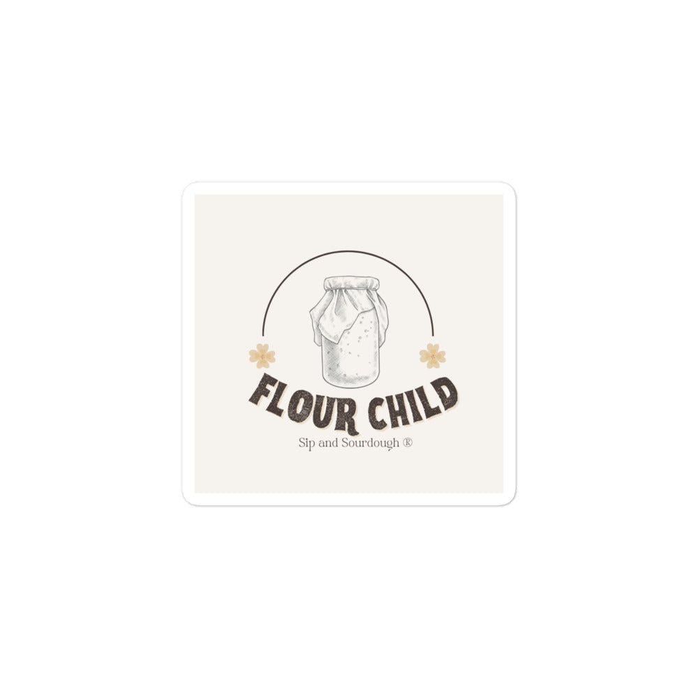 Flour Child Bubble-free stickers