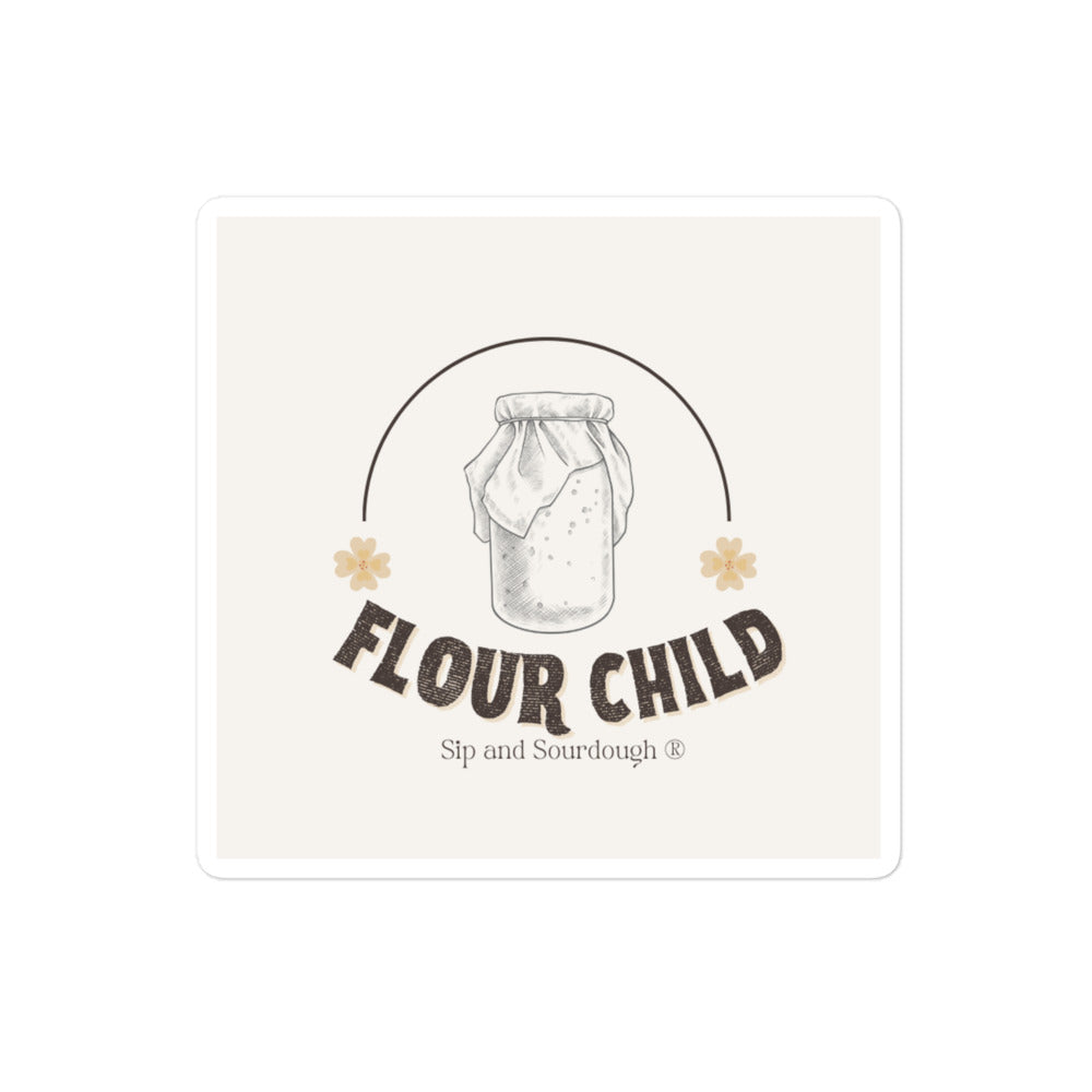 Flour Child Bubble-free stickers