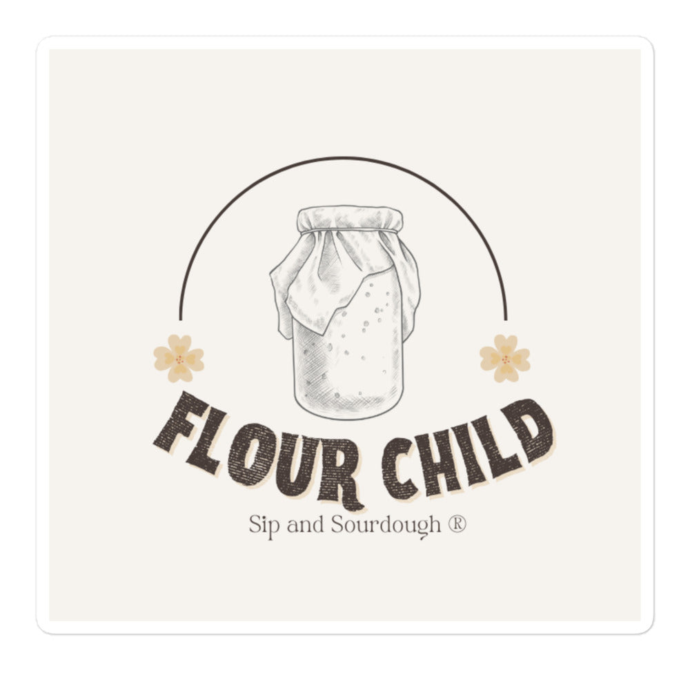 Flour Child Bubble-free stickers